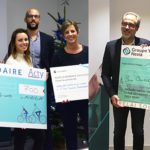 Remise don relai cycliste solidaire - Groupe Y Nexia ACTY AG2R La Mondiale Fontenay-le-Comte Niort
